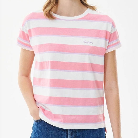 NWT - Barbour Women’s Striped T Shirt - US Size 6 / M - Picture 2 of 9